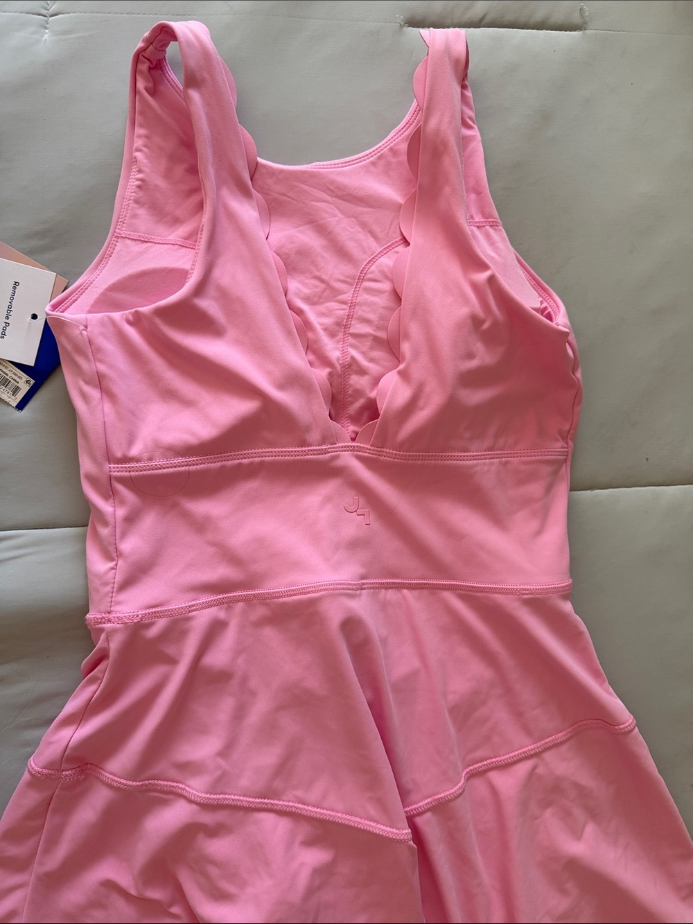 Women's Scallop Detail Active Dress - JoyLab Light PinK S - Picture 5 of 8